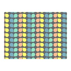 Colorful Leaf Pattern Double Sided Flano Blanket (mini)