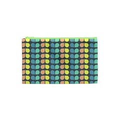 Colorful Leaf Pattern Cosmetic Bag (xs)