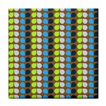 Colorful Leaf Pattern Ceramic Tile Front