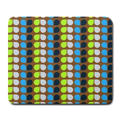 Colorful Leaf Pattern Large Mouse Pad (rectangle) by GardenOfOphir