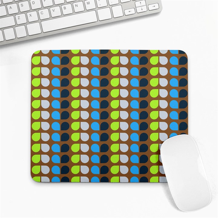 Colorful Leaf Pattern Large Mouse Pad (Rectangle)