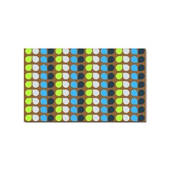 Colorful Leaf Pattern Sticker 10 Pack (rectangle)