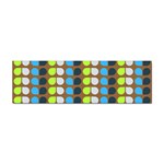 Colorful Leaf Pattern Bumper Sticker 10 Pack Front