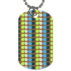 Colorful Leaf Pattern Dog Tag (two-sided) 