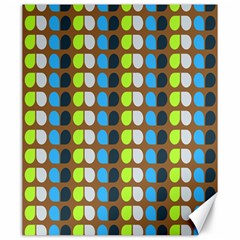 Colorful Leaf Pattern Canvas 20  X 24  (unframed)