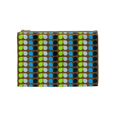 Colorful Leaf Pattern Cosmetic Bag (medium)