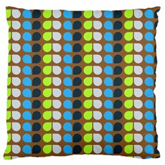 Colorful Leaf Pattern Large Cushion Case (two Sided) 