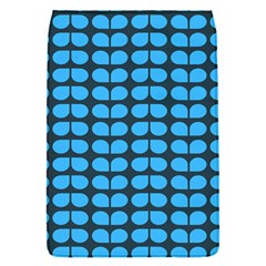 Blue Gray Leaf Pattern Removable Flap Cover (small)