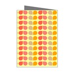 Colorful Leaf Pattern Mini Greeting Card Right