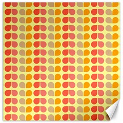 Colorful Leaf Pattern Canvas 12  X 12  (unframed) by GardenOfOphir