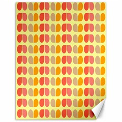 Colorful Leaf Pattern Canvas 12  X 16  (unframed)