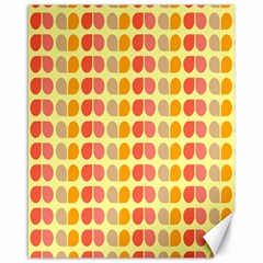 Colorful Leaf Pattern Canvas 16  X 20  (unframed)