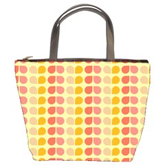 Colorful Leaf Pattern Bucket Handbag by GardenOfOphir