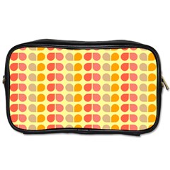 Colorful Leaf Pattern Travel Toiletry Bag (one Side) by GardenOfOphir