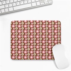 Cute Floral Pattern Small Mouse Pad (rectangle)