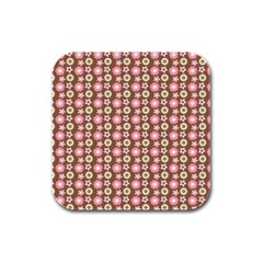 Cute Floral Pattern Drink Coasters 4 Pack (square) by GardenOfOphir