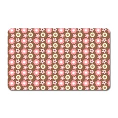 Cute Floral Pattern Magnet (rectangular)