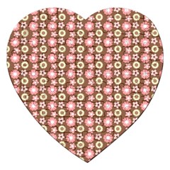 Cute Floral Pattern Jigsaw Puzzle (heart) by GardenOfOphir