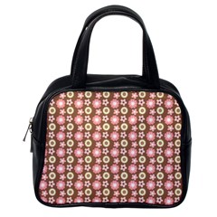 Cute Floral Pattern Classic Handbag (one Side)