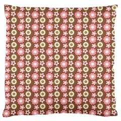 Cute Floral Pattern Large Cushion Case (single Sided) 