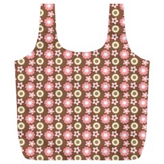 Cute Floral Pattern Reusable Bag (xl) by GardenOfOphir