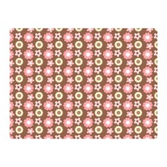 Cute Floral Pattern Double Sided Flano Blanket (mini)