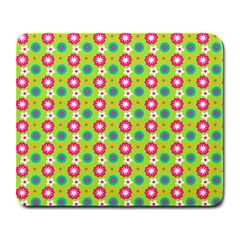 Cute Floral Pattern Large Mouse Pad (Rectangle)