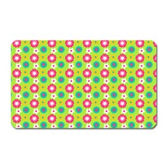 Cute Floral Pattern Magnet (Rectangular)