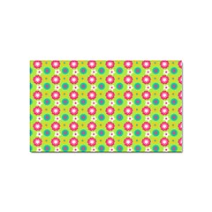 Cute Floral Pattern Sticker 100 Pack (Rectangle)