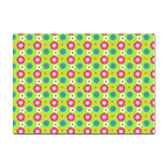 Cute Floral Pattern A4 Sticker 100 Pack