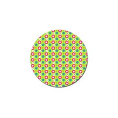 Cute Floral Pattern Golf Ball Marker