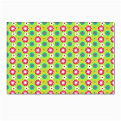 Cute Floral Pattern Postcard 4 x 6  (10 Pack)