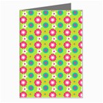 Cute Floral Pattern Greeting Card Left