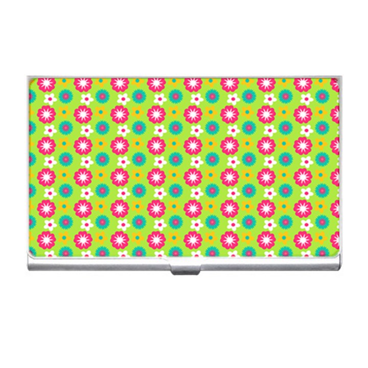 Cute Floral Pattern Business Card Holder