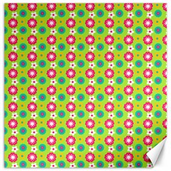 Cute Floral Pattern Canvas 16  x 16  (Unframed)