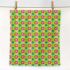 Cute Floral Pattern Face Towel