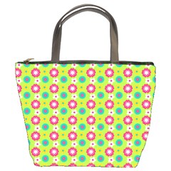 Cute Floral Pattern Bucket Handbag by GardenOfOphir