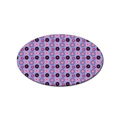 Cute Floral Pattern Sticker (oval)