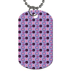 Cute Floral Pattern Dog Tag (one Sided)