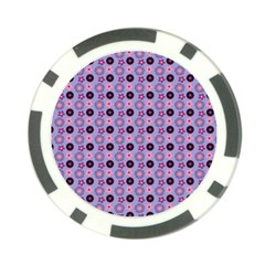 Cute Floral Pattern Poker Chip