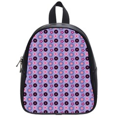 Cute Floral Pattern School Bag (small)