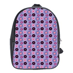 Cute Floral Pattern School Bag (xl)