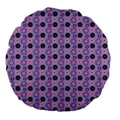 Cute Floral Pattern 18  Premium Flano Round Cushion 