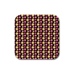 Cute Floral Pattern Drink Coasters 4 Pack (square)