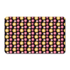 Cute Floral Pattern Magnet (rectangular)