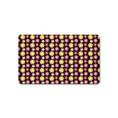 Cute Floral Pattern Magnet (name Card)