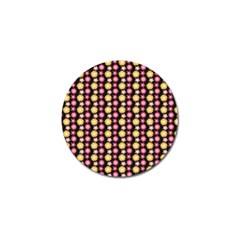 Cute Floral Pattern Golf Ball Marker