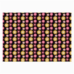 Cute Floral Pattern Glasses Cloth (large, Two Sided)