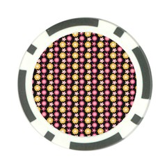 Cute Floral Pattern Poker Chip