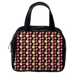 Cute Floral Pattern Classic Handbag (one Side)